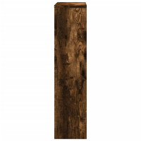 Produktbild för Elementskydd rökfärgad ek 78x20x82 cm konstruerat trä