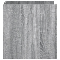 Produktbild för Sängbord grå sonoma 45x50x50 cm konstruerat trä