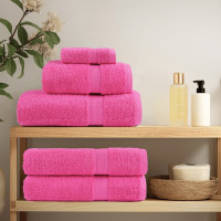 Produktbild för Premium gästhanddukar SOLUND 10 st rosa 30x50 cm 600 gsm