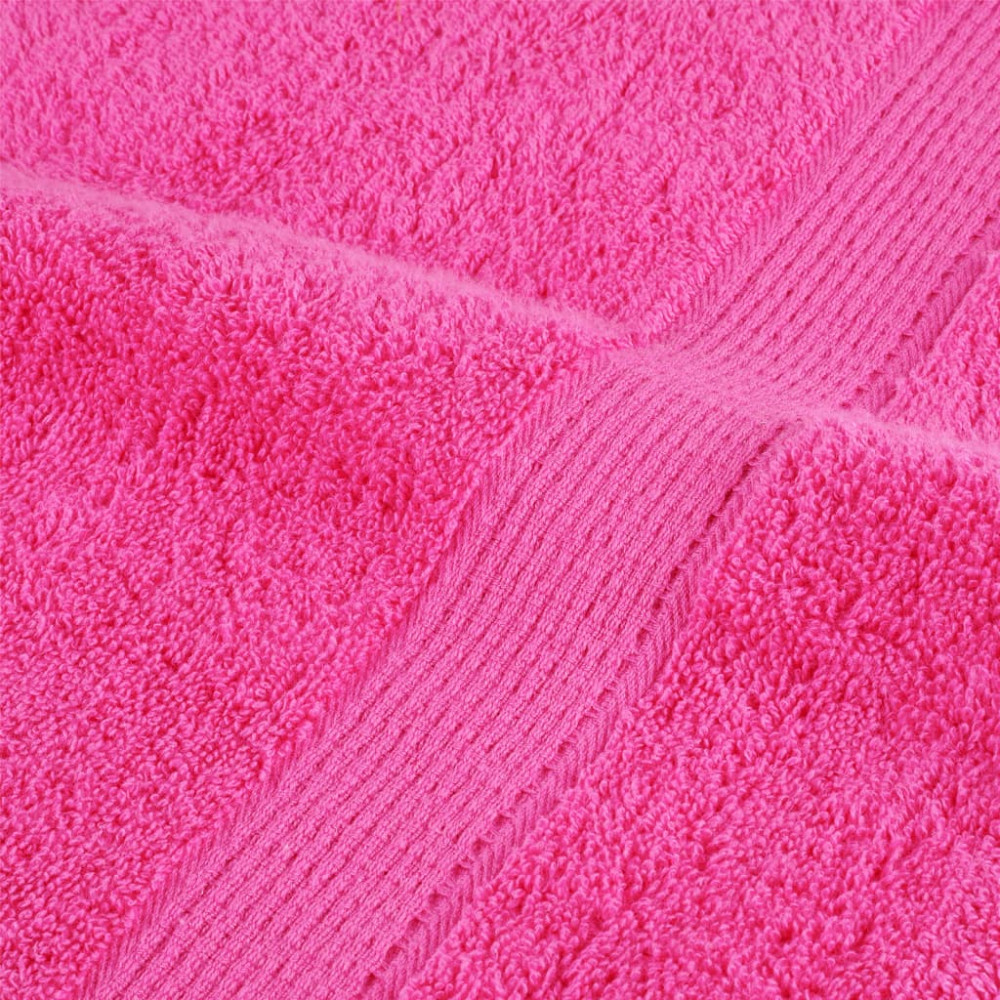 Produktbild för Premium gästhanddukar SOLUND 10 st rosa 30x50 cm 600 gsm