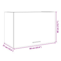 Produktbild för Väggskåp sonoma-ek 60x31x40 cm konstruerat trä