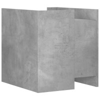 Produktbild för Sängbord betonggrå 45x50x50 cm konstruerat trä