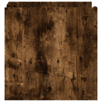 Produktbild för Sängbord rökfärgad ek 45x50x50 cm konstruerat trä