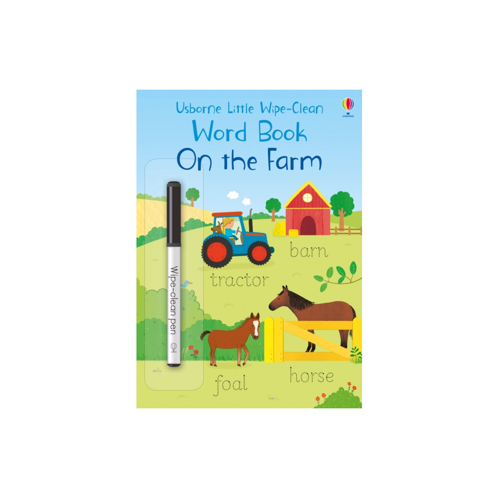Produktbild för Little Wipe-Clean Word Book On the Farm (häftad, eng)