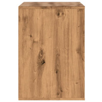 Produktbild för Byrå ek 80x41x58 cm konstruerat trä