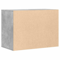 Produktbild för Byrå betonggrå 80x41x58 cm konstruerat trä
