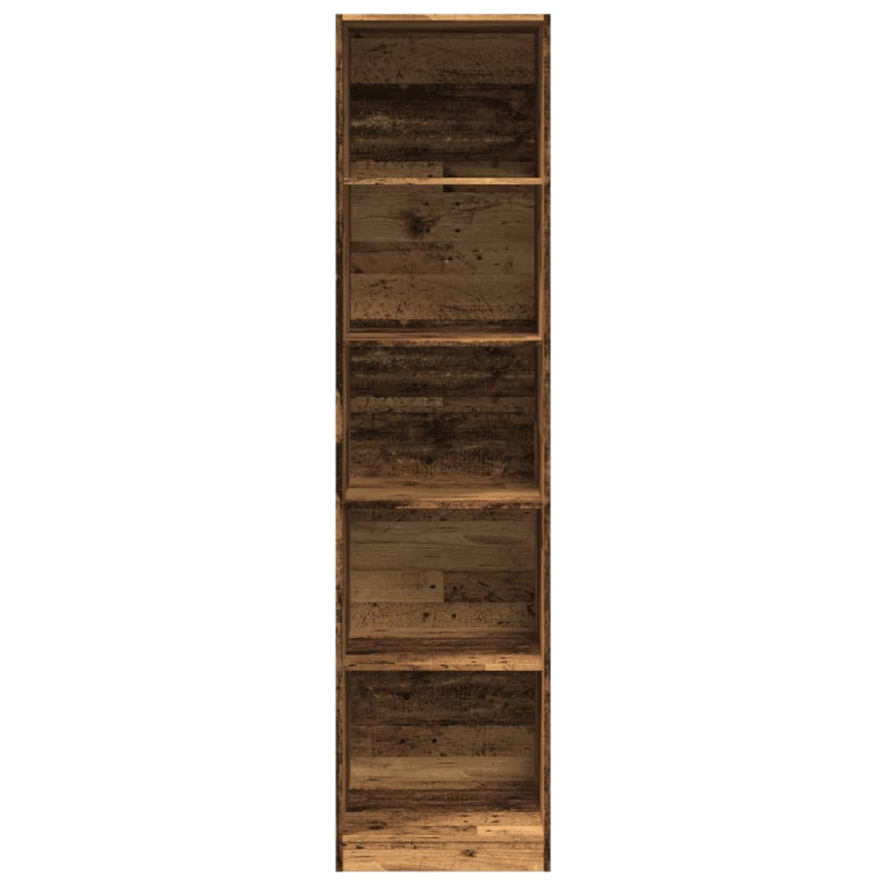 Produktbild för Garderob åldrat trä 50x50x200 cm konstruerat trä
