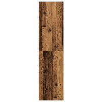 Produktbild för Garderob åldrat trä 50x50x200 cm konstruerat trä