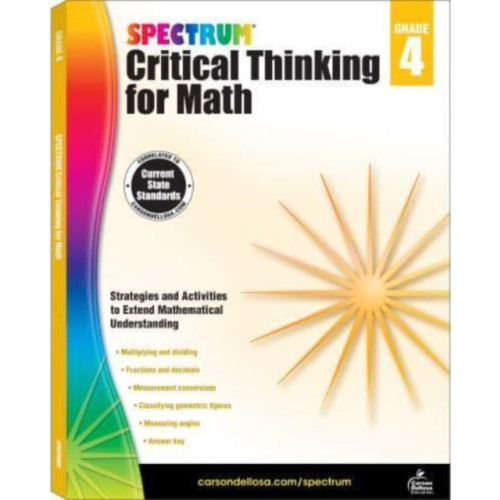 Carson Dellosa Spectrum Critical Thinking for Math Gr 4 (häftad, eng)