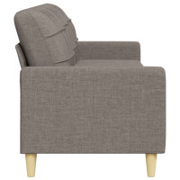 Produktbild för 3-sitssoffa taupe 210 cm tyg