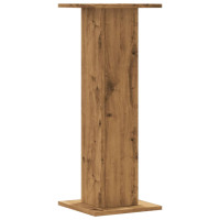 Produktbild för Högtalarställ 2 st ek 30x30x80 cm konstruerat trä