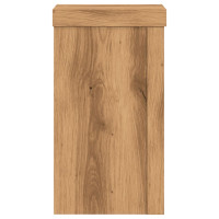 Produktbild för Växtställ 2 st ek 10x10x18 cm konstruerat trä