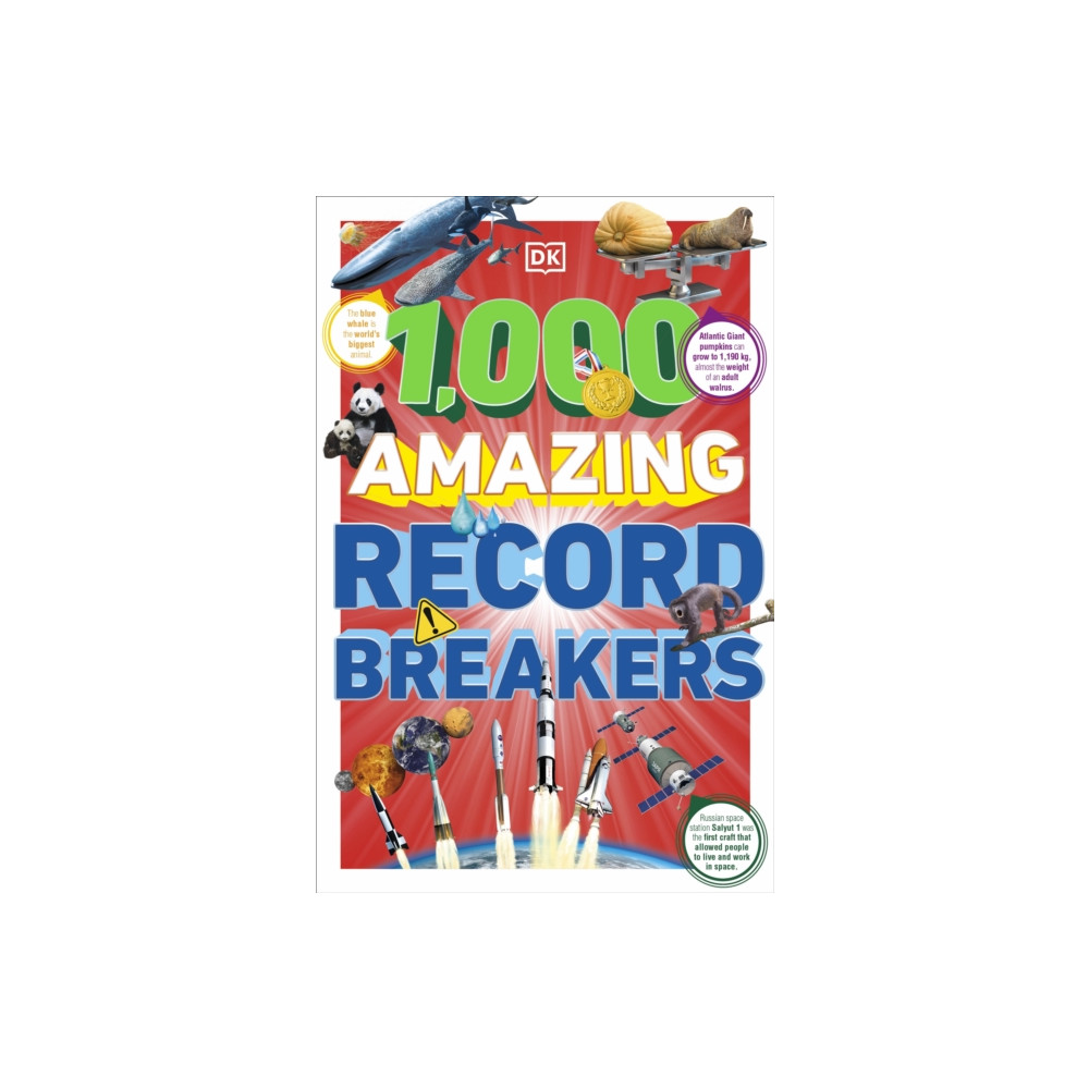 Produktbild för 1,000 Amazing Record Breakers (häftad, eng)