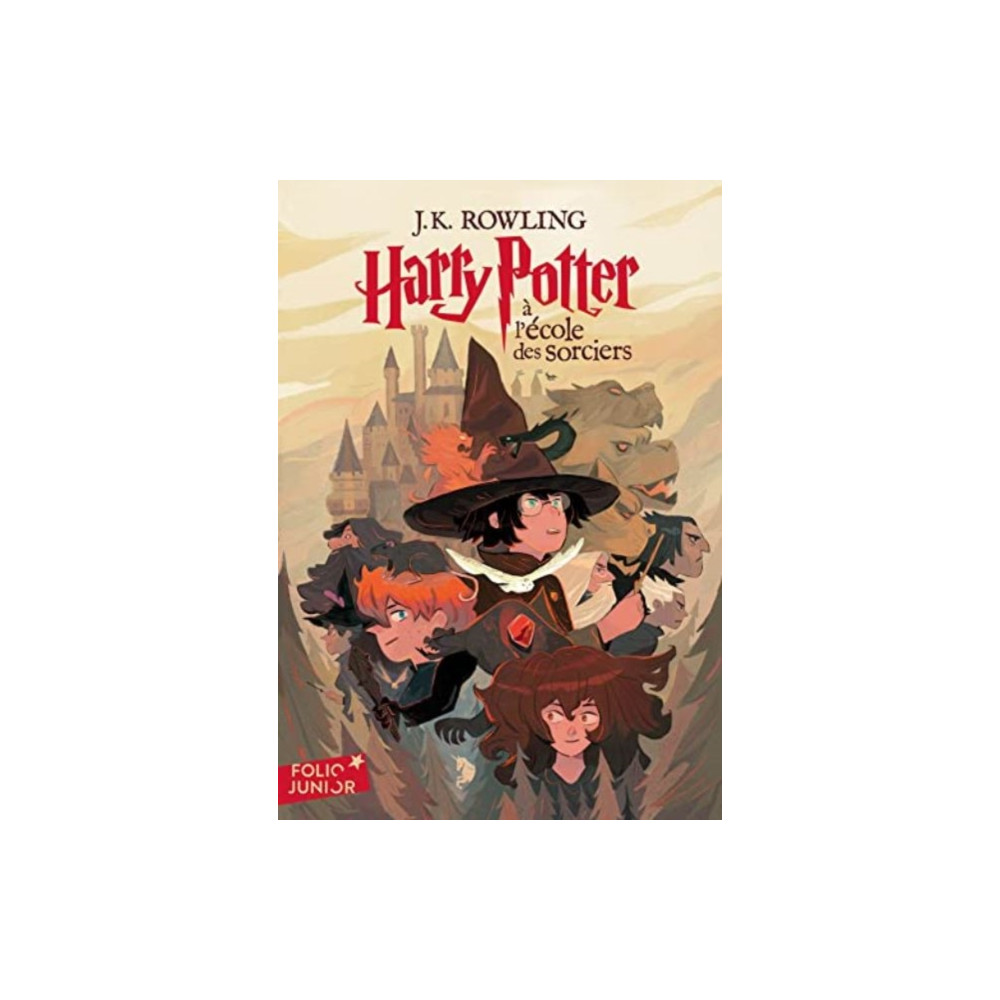 Produktbild för Harry Potter a l ecole des sorciers (häftad, eng)