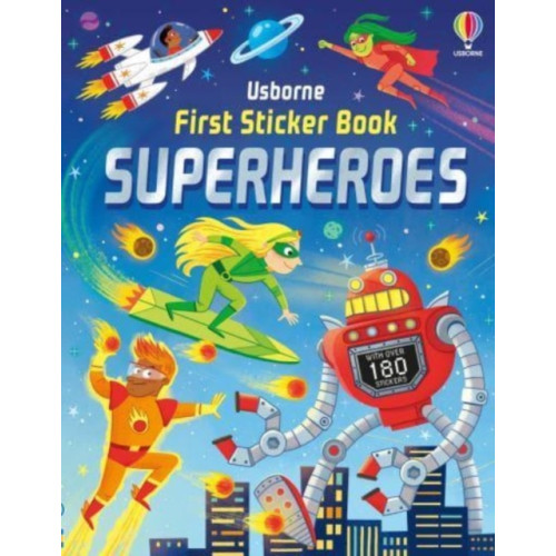 Usborne Publishing Ltd First Sticker Book Superheroes (häftad, eng)