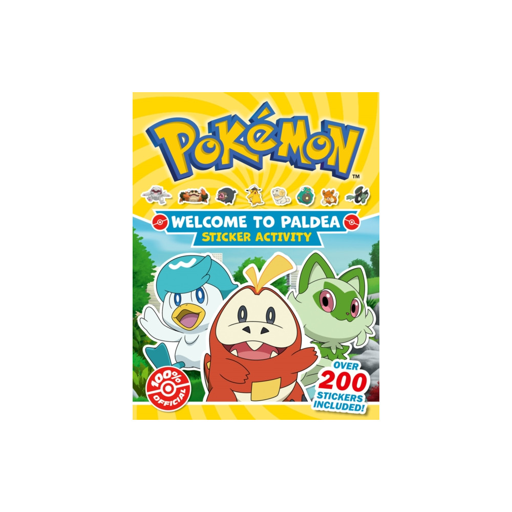 Produktbild för Pokemon Welcome to Paldea Epic Sticker (häftad, eng)