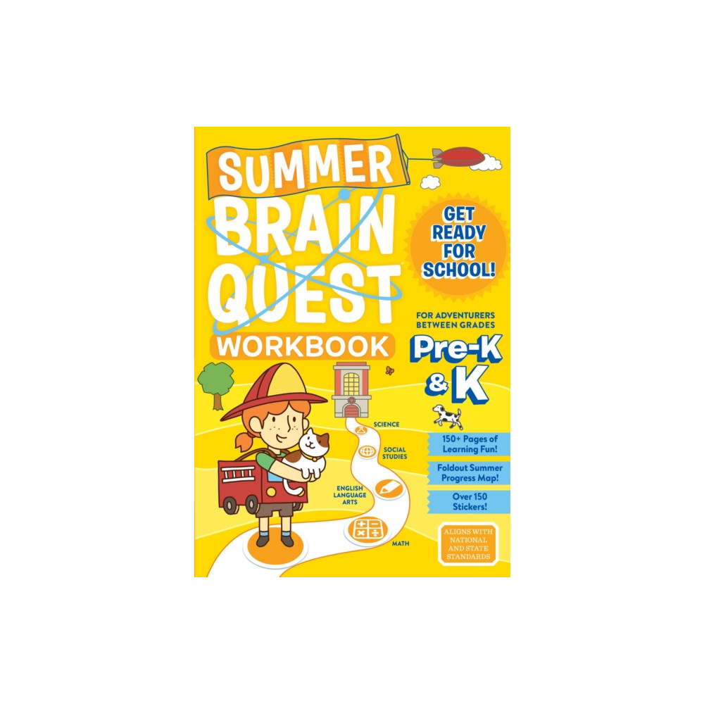 Produktbild för Summer Brain Quest: Between Grades Pre-K & K (häftad, eng)
