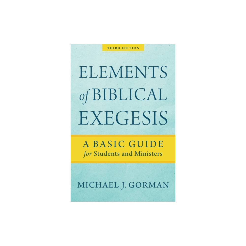 Produktbild för Elements of Biblical Exegesis – A Basic Guide for Students and Ministers (häftad, eng)