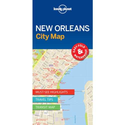 Lonely Planet Global Limited Lonely Planet New Orleans City Map