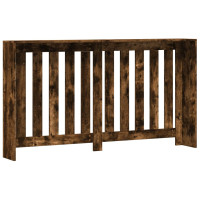 Produktbild för Elementskydd rökfärgad ek 149x20x82 cm konstruerat trä