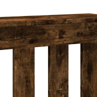 Produktbild för Elementskydd rökfärgad ek 149x20x82 cm konstruerat trä
