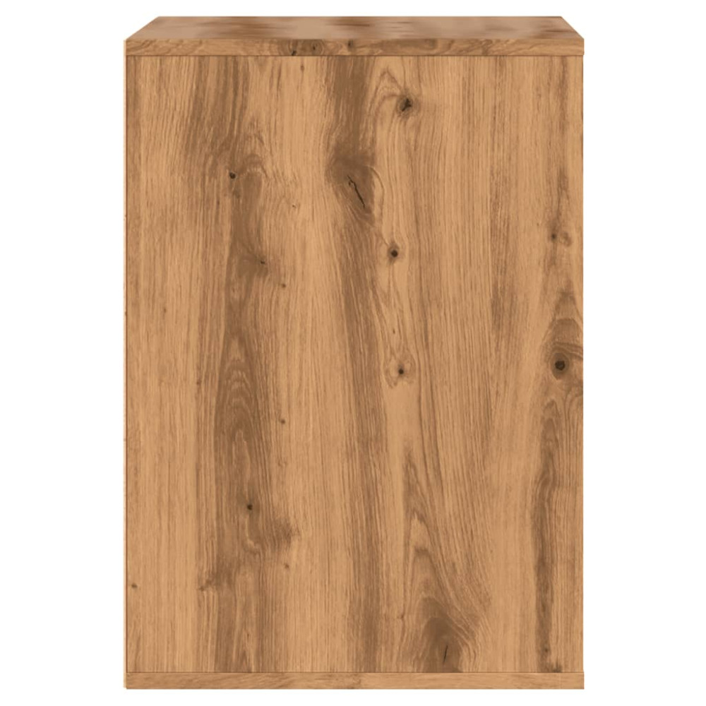 Produktbild för Byrå ek 60x41x58 cm konstruerat trä