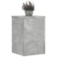 Produktbild för Växtställ 2 st betonggrå 25x25x35 cm konstruerat trä