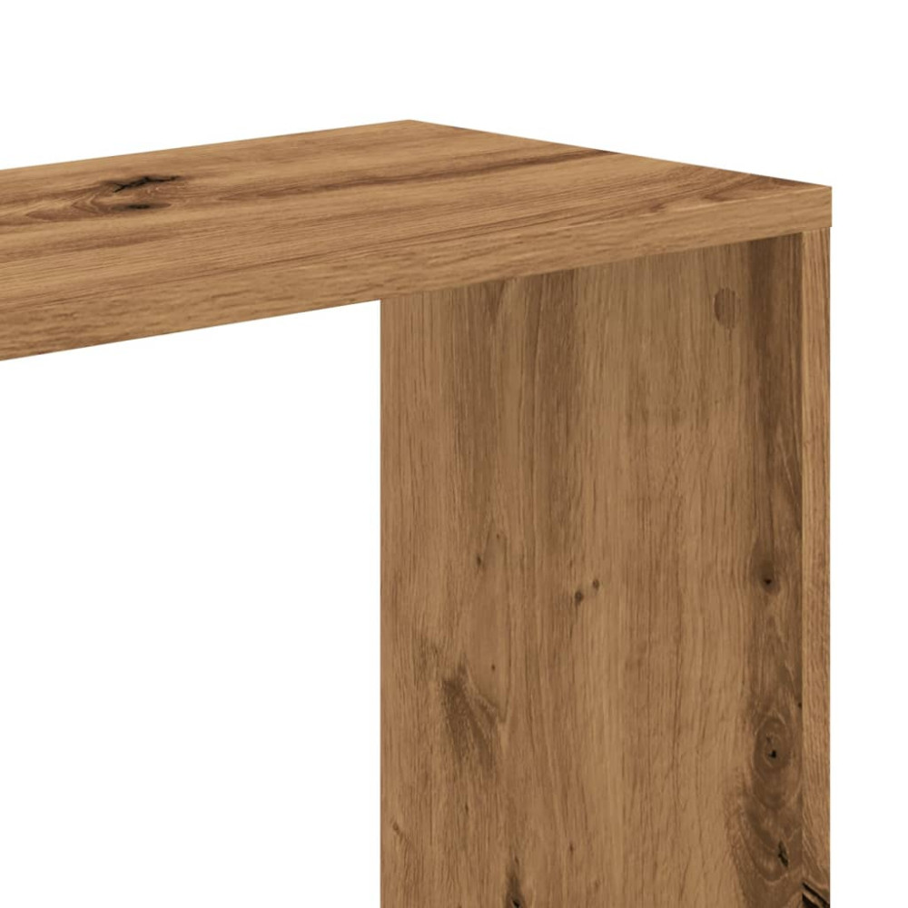 Produktbild för Bokhylla 5 hyllplan ek 80,5x23,5x162,5 cm konstruerat trä