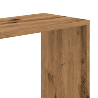 Produktbild för Bokhylla 5 hyllplan ek 80,5x23,5x162,5 cm konstruerat trä