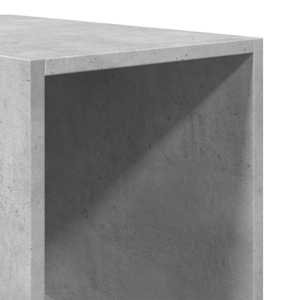 Produktbild för Garderob betonggrå 30x50x200 cm konstruerat trä