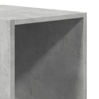 Produktbild för Garderob betonggrå 30x50x200 cm konstruerat trä