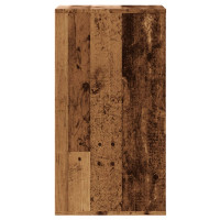 Produktbild för Byrå åldrat trä 40x41x76 cm konstruerat trä