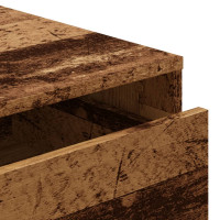 Produktbild för Byrå åldrat trä 40x41x76 cm konstruerat trä