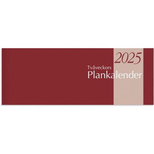 Burde Tvåveckors Plankalender 2025