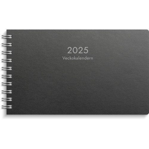 Burde Veckokalender Eco Line 2025 svart