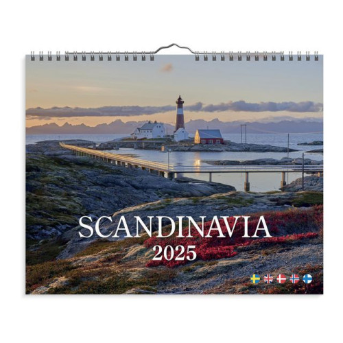 Burde Väggkalender Scandinavia 2025