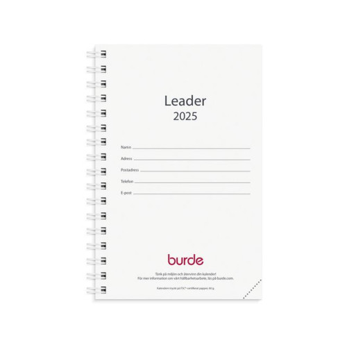 Burde Kalender Leader refill 2025