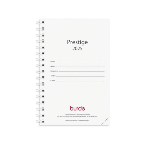 Burde Kalender Prestige refill 2025