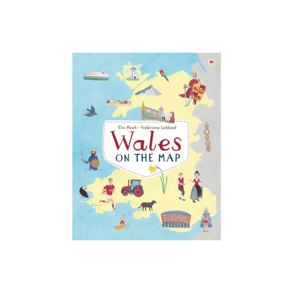 Produktbild för Wales on the Map (inbunden, eng)