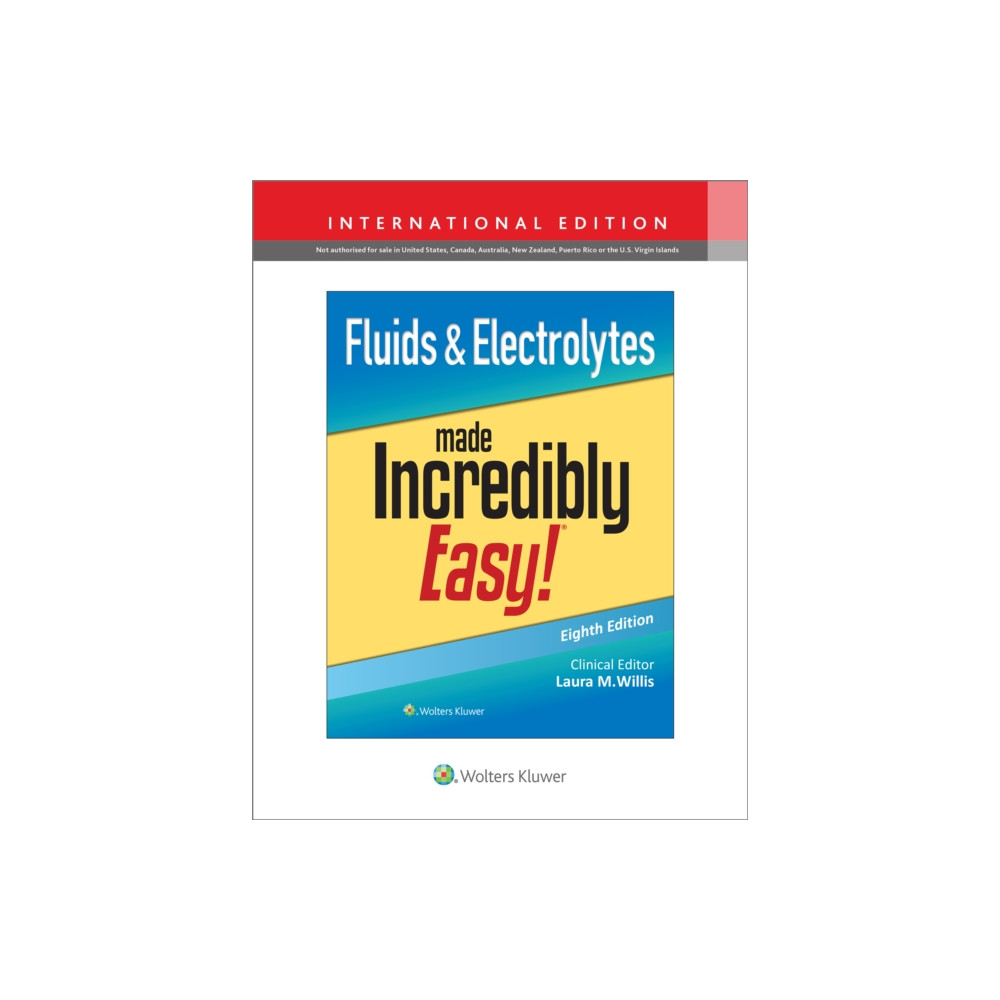 Produktbild för Fluids & Electrolytes Made Incredibly Easy! (häftad, eng)