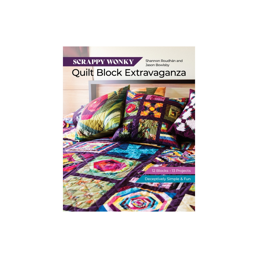 Produktbild för Scrappy Wonky Quilt Block Extravaganza (häftad, eng)