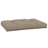 Produktbild för Palldyna taupe 120x80x12 cm tyg