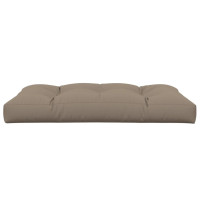 Produktbild för Palldyna taupe 120x80x12 cm tyg