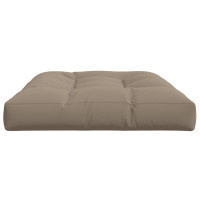 Produktbild för Palldyna taupe 120x80x12 cm tyg