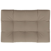 Produktbild för Palldyna taupe 120x80x12 cm tyg