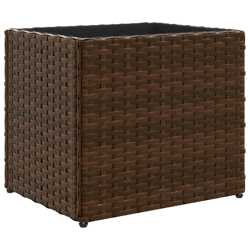 Produktbild för Odlingslådor 2 st brun 36x30x32 cm konstrotting