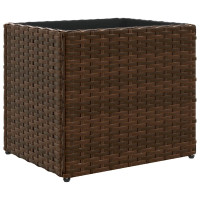 Produktbild för Odlingslådor 2 st brun 36x30x32 cm konstrotting