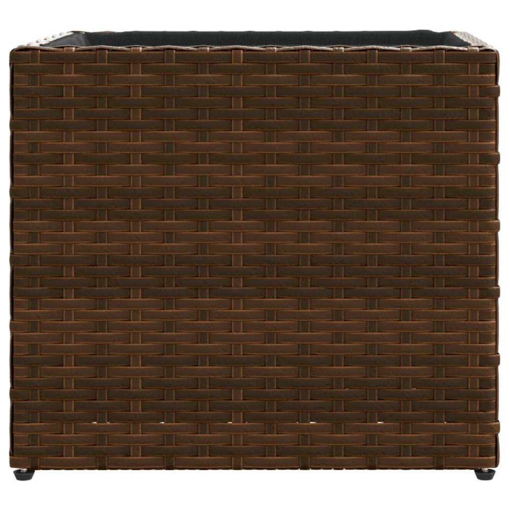 Produktbild för Odlingslådor 2 st brun 36x30x32 cm konstrotting