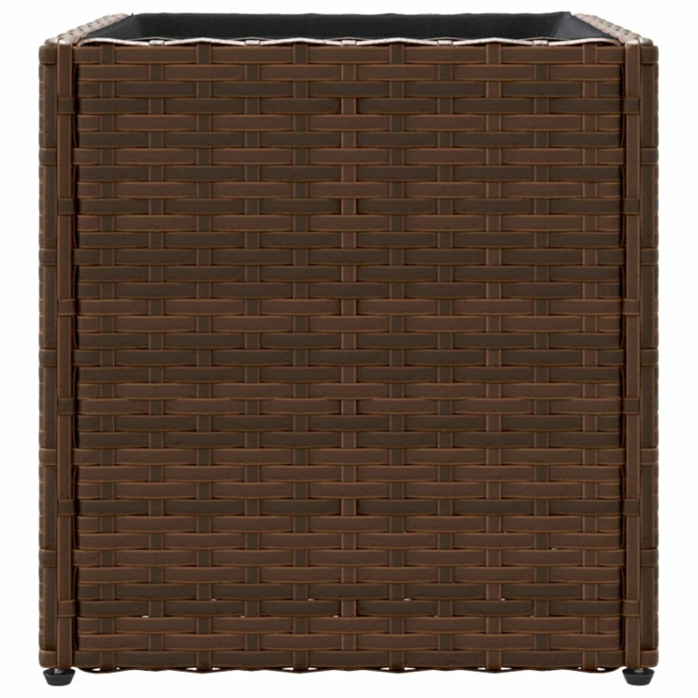 Produktbild för Odlingslådor 2 st brun 36x30x32 cm konstrotting