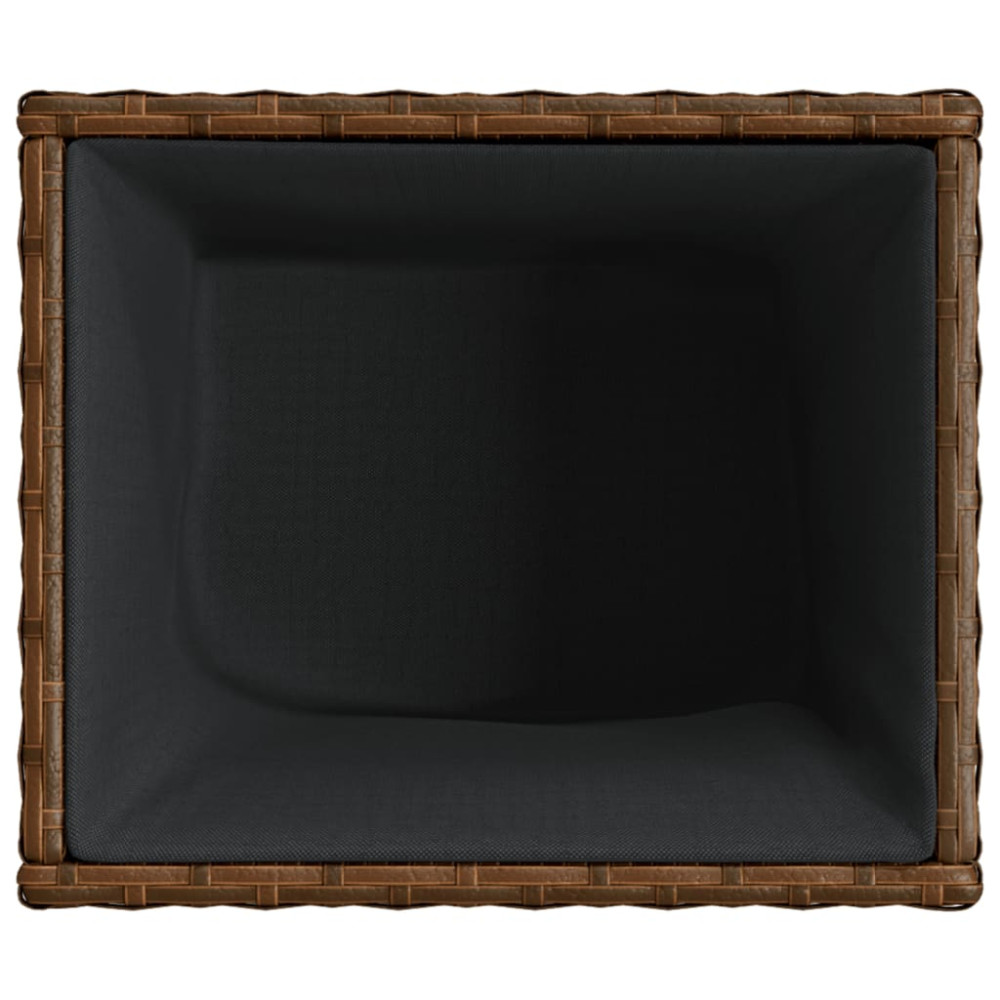 Produktbild för Odlingslådor 2 st brun 36x30x32 cm konstrotting